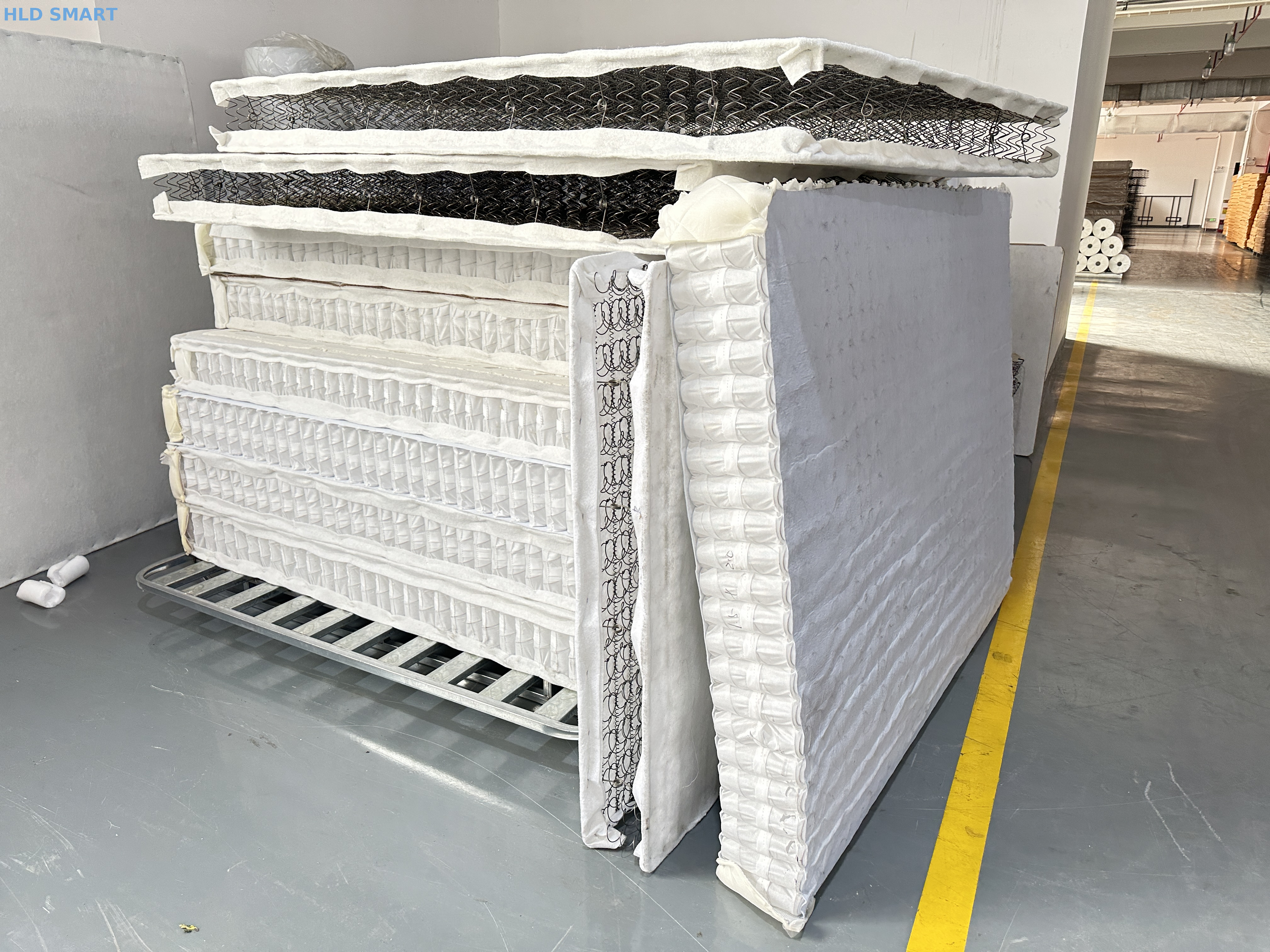 Matelas filés-liés tissu non tissé